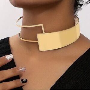 Trending Boho Fall 2024 Geometric Open Collar Necklace